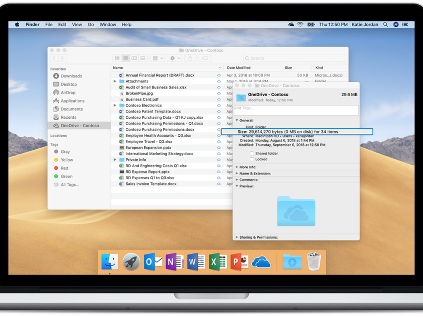 onedrive business mac download