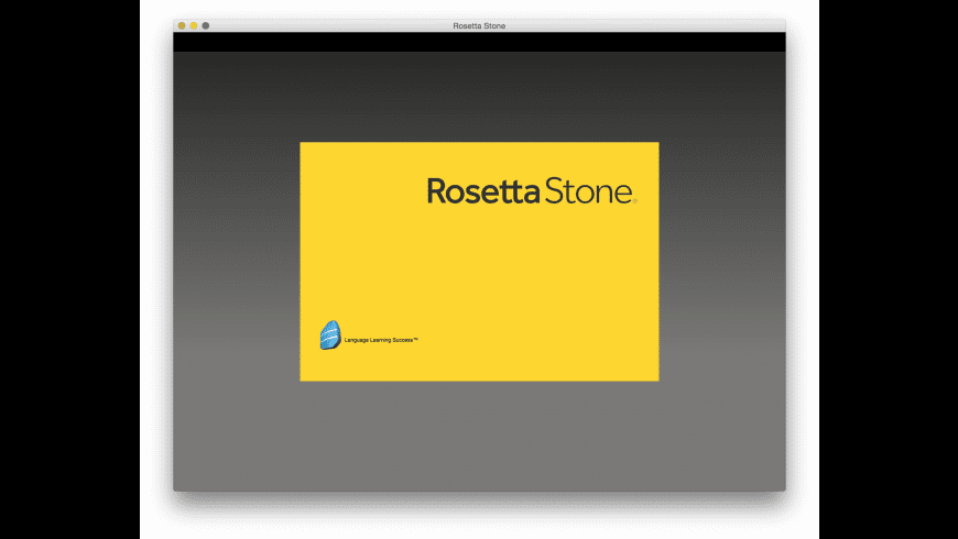 Rosetta stone update for mac